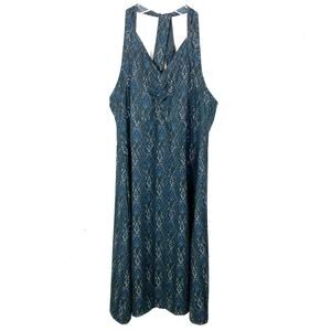 Merrell Womens Ellsworth Opti-Wick Mini Dress Black Geometric Print Size Medium